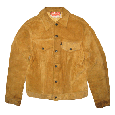 画像1: 【過去に販売した商品です】古着 LEVI'S リーバイス スウェードジャケット ビッグE ヴィンテージ 70年代 (1)
