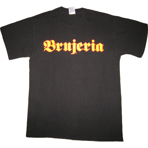 画像1: 【SOLD OUT！】古着 Brujeria ブルヘリア ロゴ Tシャツ グラインドコア 00年代 (1)