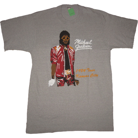 画像1: 【SOLD OUT！】美品 MICHAEL JACKSON マイケルジャクソン Tシャツ 80年代 (1)