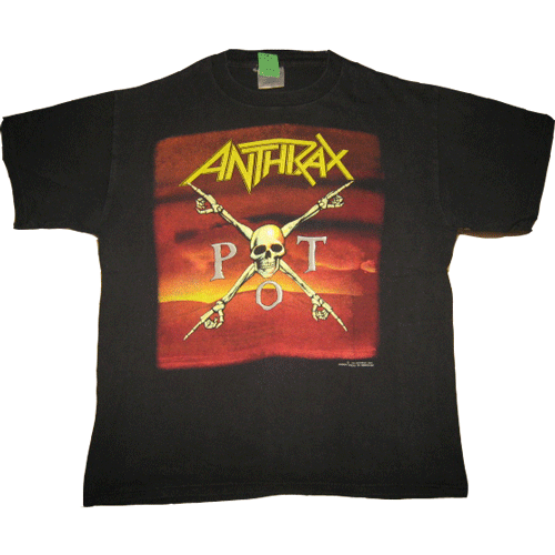 画像1: 【過去に販売した商品です】古着 ANTHRAX アンスラックス Persistence Of Time Tシャツ 90's/120914 (1)