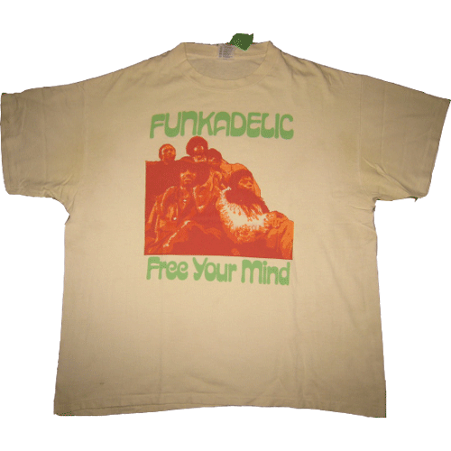 画像1: 【過去に販売した商品です】古着 FUNKADELIC ファンカデリック Free Your Mind Tシャツ 90's/120914 (1)