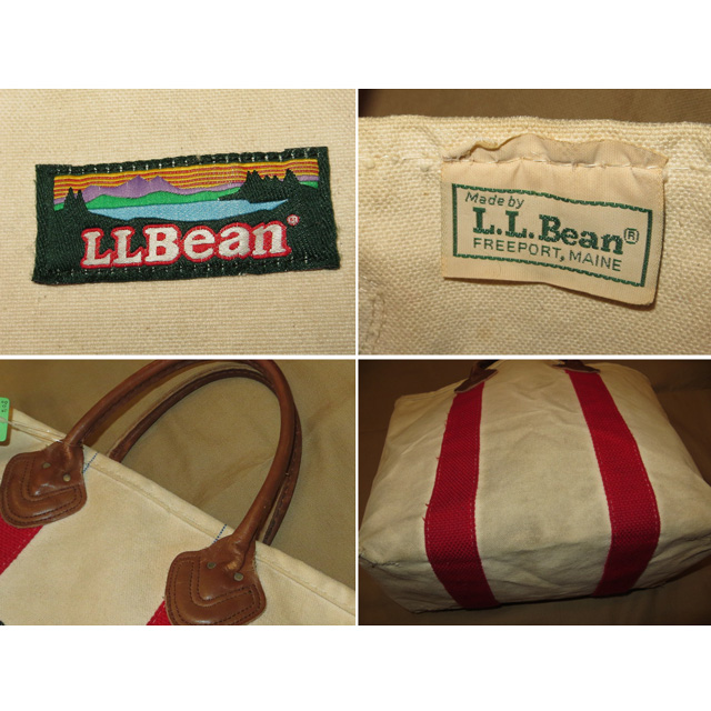 80s旧タグ＊エルエルビーン レザーハンドル トート ビンテージ llbean