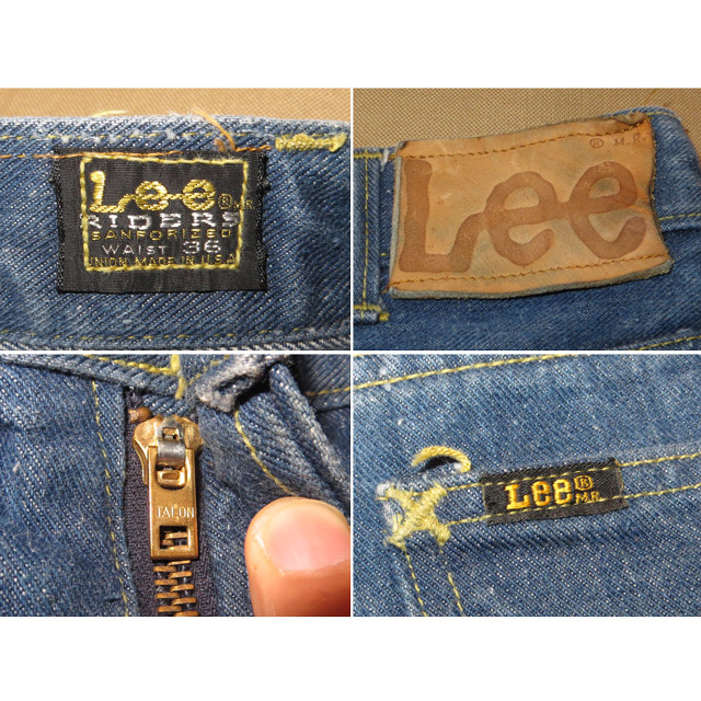 Lee - VINTAGE LEE 200-0041 サイド黒タグの+inforsante.fr