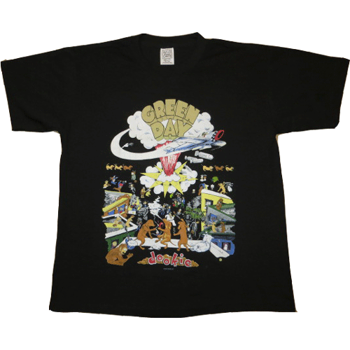 UNISEX S/M 90s グリーンデイ dookie 1994 ツアーtシャツ Green day