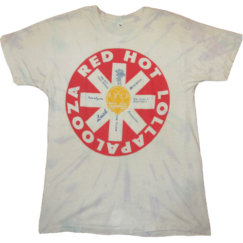 画像1: 【過去に販売した商品です】古着 RED HOT CHILI PEPPERS LOLLAPALOOZA  レッチリ ロラパルーザ Tシャツ 90's/150724 (1)