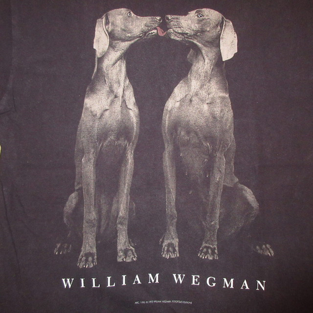 WILLIAM WEGMAN ウィリアムウェグマン Tシャツ USA製 アート+betonsst24.ru