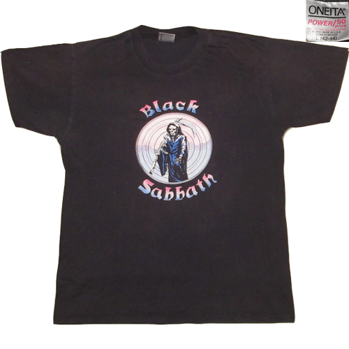 画像1: 【過去に販売した商品です/SOLD OUT】古着 BLACK SABBATH ブラックサバス Tシャツ 80's/171127 (1)