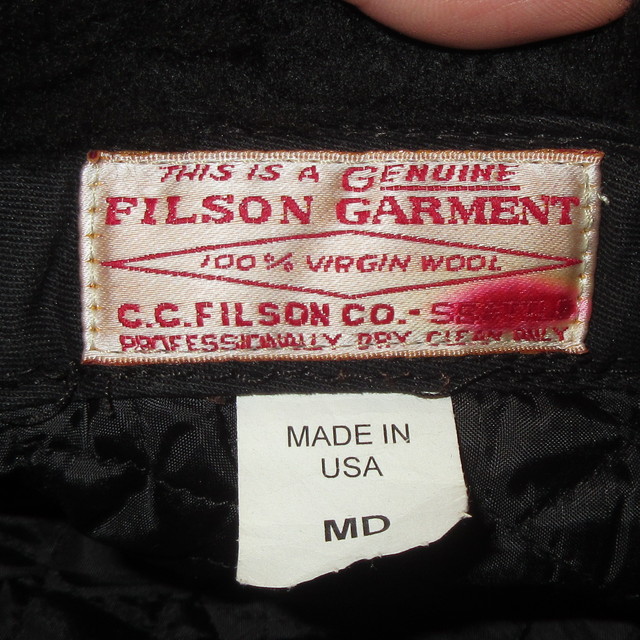 A GENUINE FILSON GARMENT ハット ビンテージ