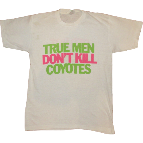 画像1: 【過去に販売した商品です/SOLD OUT】古着 80's RED HOT CHILI PEPPERS TRUE MEN DON'T KILL COYOTES Tシャツ /180527 (1)