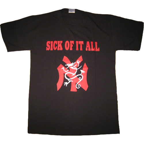 画像1: 【SOLD OUT!!】デッドストック SICK OF IT ALL シックオブイットオール 和柄 Tシャツ 1995年 (1)