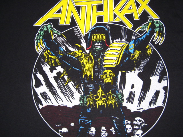 80s ANTHRAX ジャッジデス Tシャツ(デッドストック) 値下げ可能