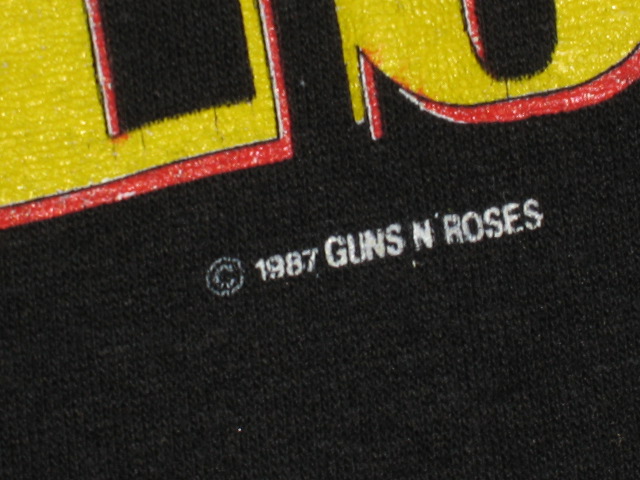 発禁 ガンズアンドローゼズ Tシャツ 1987年製 ヴィンテージ 80s レイプ