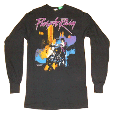 画像1: PRINCE and THE REVOLUTION パープルレイン 1984年 Tシャツ (1)