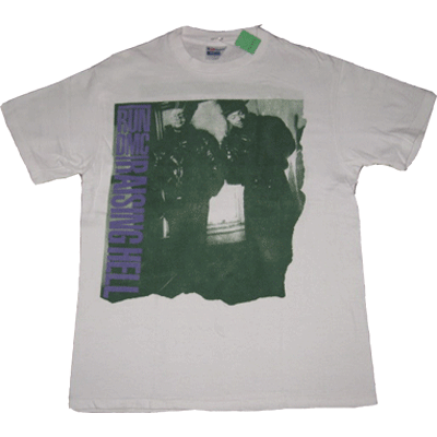 画像1: RUN DMC RASING HELL 80年代 Tシャツ (1)