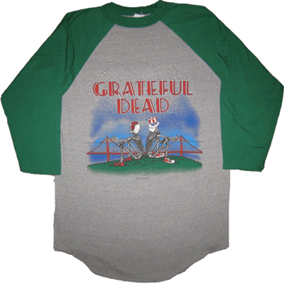 画像1: GRATEFUL DEAD グレイトフルデッド 1980年 ラグランTシャツ (1)