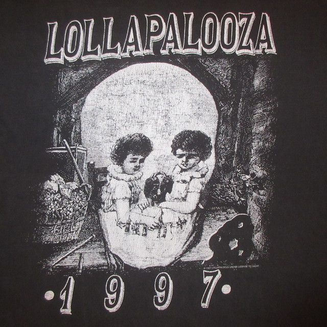 Lollapalooza 97年 world tour t shirt