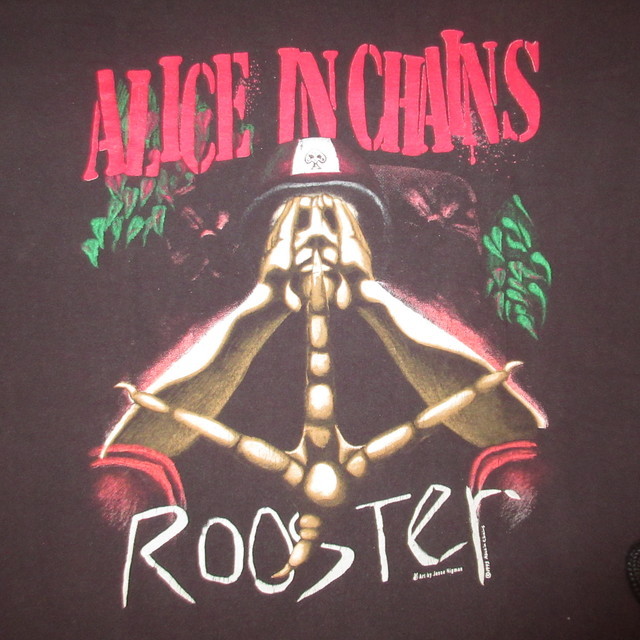 90s Alice in chains rooster tシャツ XLメンズ