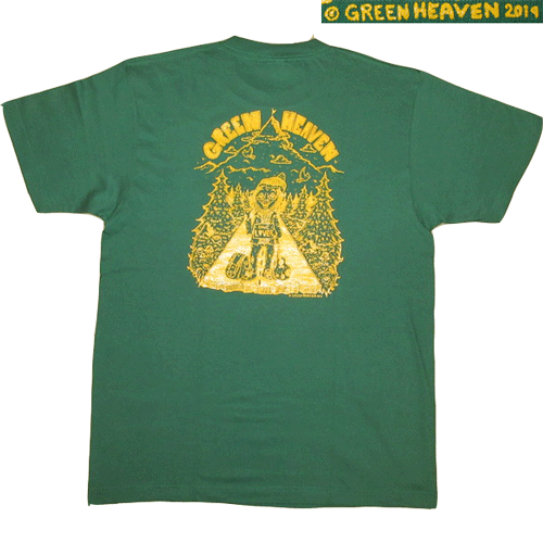 画像1: 【15周年記念】新品 Green Heaven×Kalen Blackburn "15TH ANNIVERSARY" コラボ Tシャツ GRN 00's / 191003 (1)