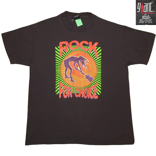 Rock for choice 1992 Vintage T shirt