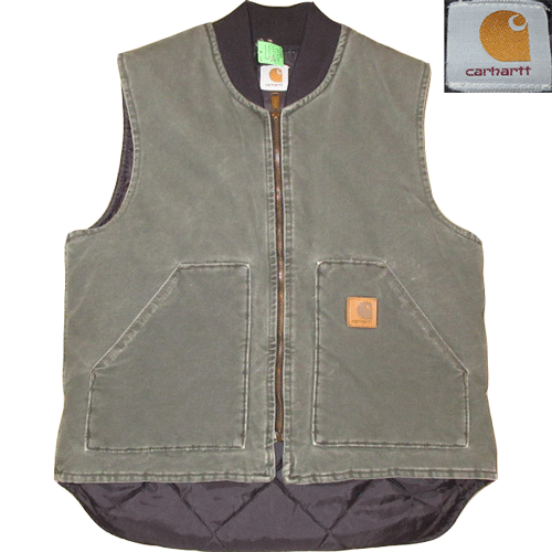 古着 90's Carhartt カーハート ダックベスト GRN / 191120