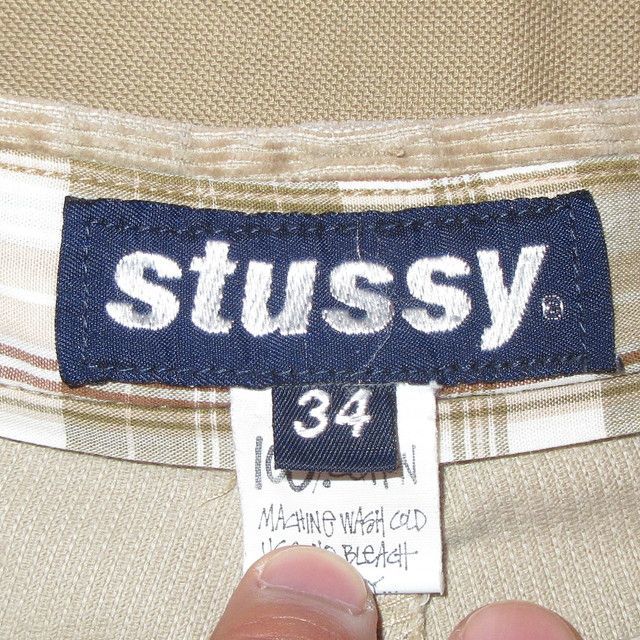 古着 90's STUSSY ステューシー made in USA コーデュロイショーツ BEI / 200709