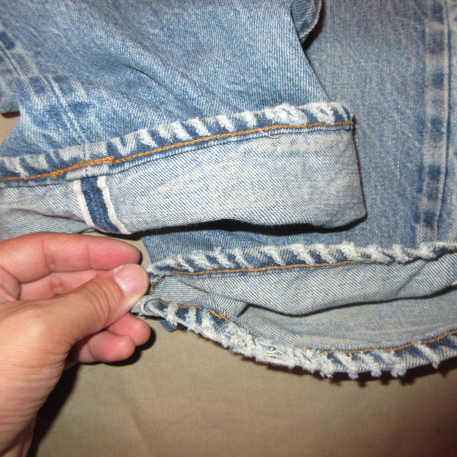 80s USA製 Levi's 501 clash repair jeans