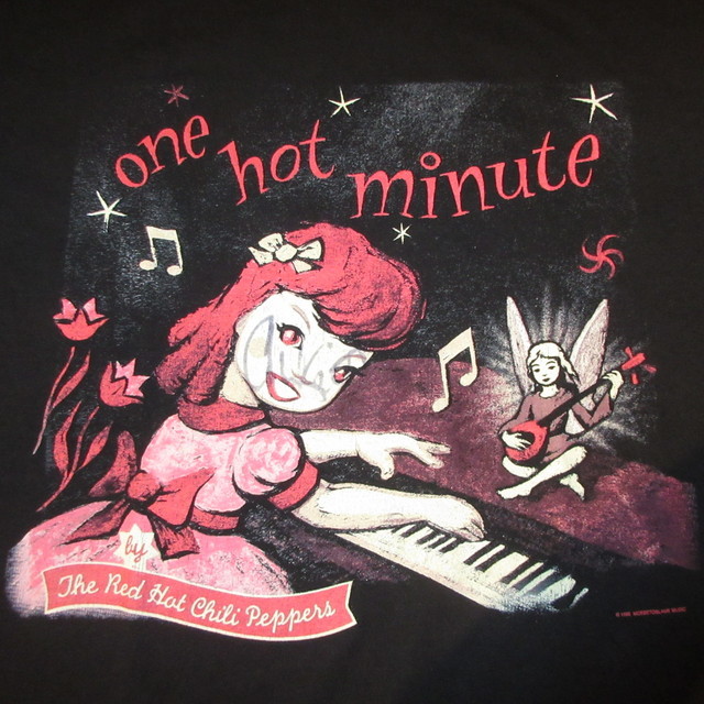 レッドホットチリペッパーズ OneHotMinute Tシャツ 当時もの - Tシャツ