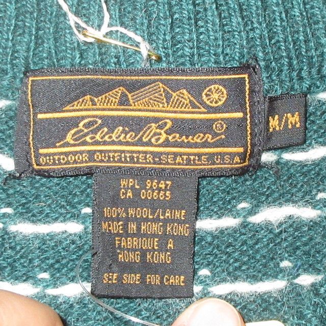 Eddie Bauer 80's vintage ニット バーズアイ | www.hartwellspremium.com