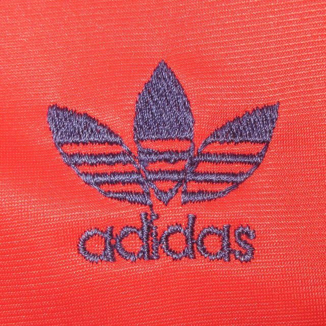 【超希少】70s adidas/アディダス ニットベスト 刺繍ロゴ フランス製