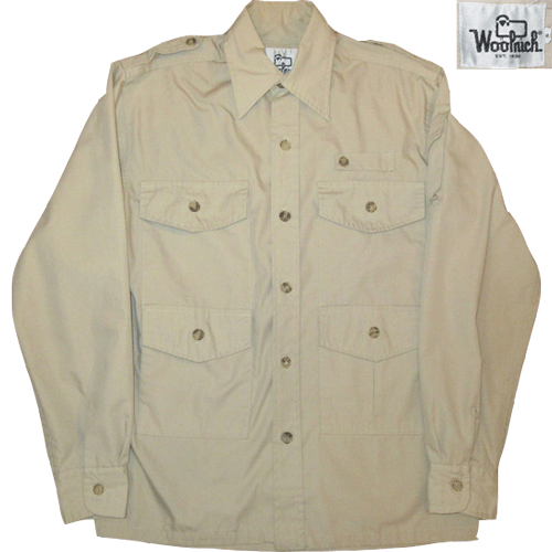 USED 80's WOOLRICH ウールリッチ サファリジャケット BEI / 210321