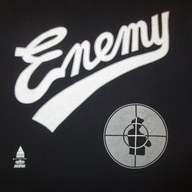 USED 90's PUBLIC ENEMY パブリックエネミー Apocalypse 91 Tシャツ BLK / 210418