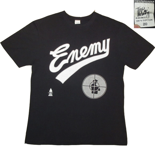 VINTAGE ヴィンテージ 80s PUBLIC ENEMY It takes a nation of millions パブリックエネミー グラフィック半袖Tシャツ グレー ヴィンテージ