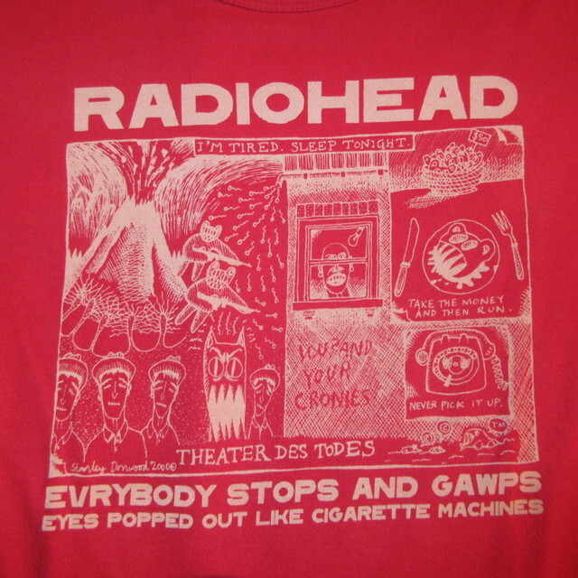 カラーグレー90’s Radiohead Tシャツ
