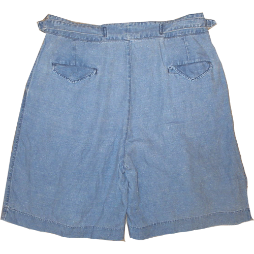 USED 90's Ralph Lauren ラルフローレン リネン グルカショーツ made in USA BLUE / 210622