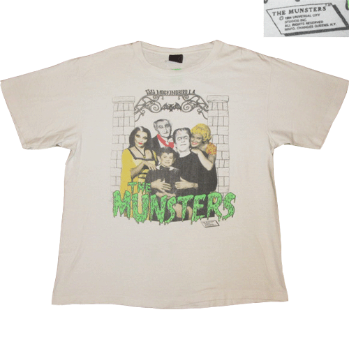 USED 90's THE MUNSTERS マンスターズ フォト ドラマ Tシャツ WHT / 210720