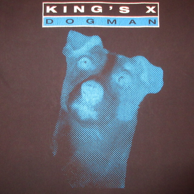 画像1: USED 90's KING'S X キングスX DOGMAN TOUR Tシャツ BLK  / 210901 (1)
