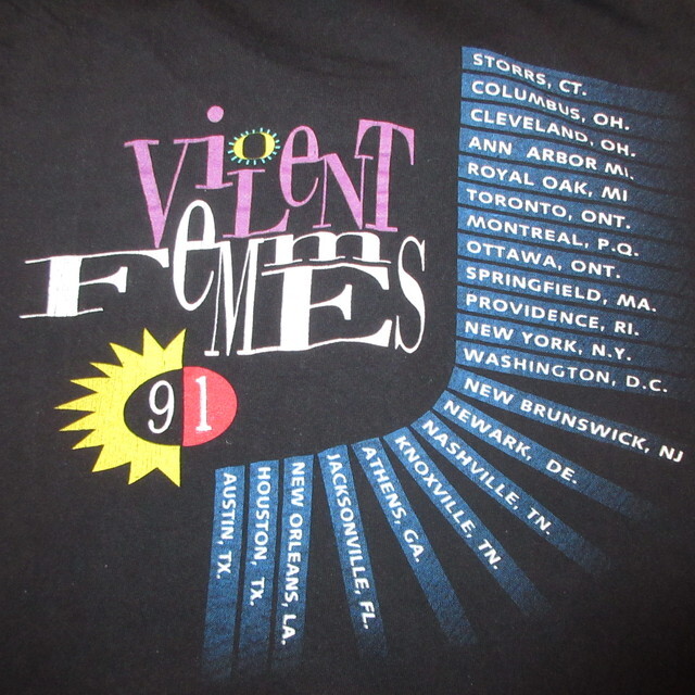 【未使用】Violent Femmes Tシャツ【L】1996年　90s