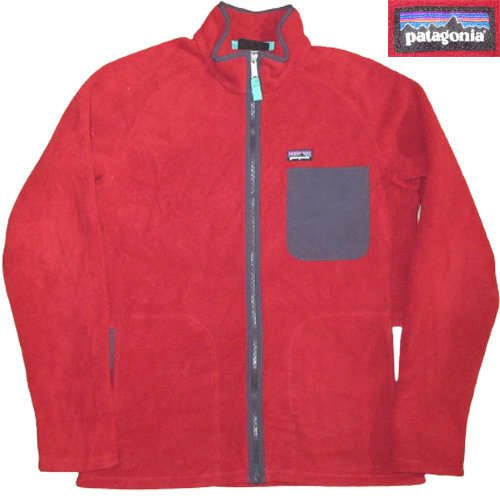 画像1: USED 00's patagonia パタゴニア フリースジャケット RED / 211209 (1)