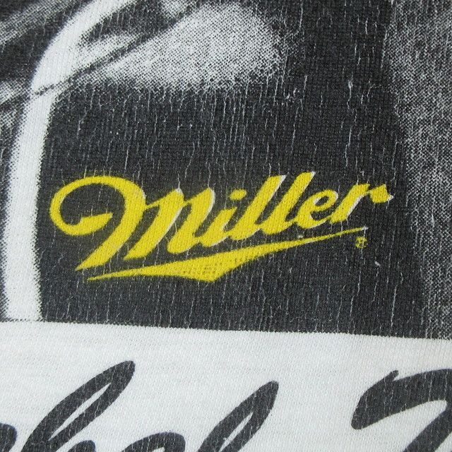 90s USAMILLER ミラービール 企業物 デニムシャツ シャンブレー