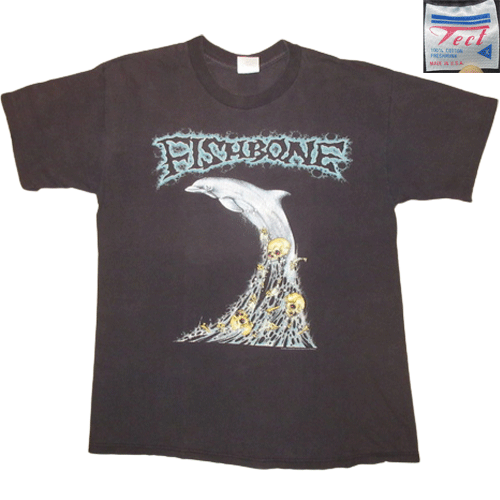 画像1: 【過去に販売した商品/在庫なし/SOLD OUT】古着 FISHBONE PUSHEAD DOLPHIN 1993年 Tシャツ 90's / 221004 (1)
