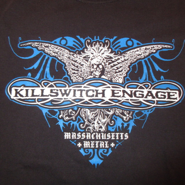 画像1: USED 00's KILLSWITCH ENGAGE キルスウィッチエンゲージ The End of Heartache Tシャツ BLK / 220901 (1)