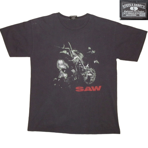 VINTAGE ヴィンテージ 00S SAW Jigsaw T-shirt ヴィンテージ ソウ ジグソウ プリント 半袖Tシャツ グレー