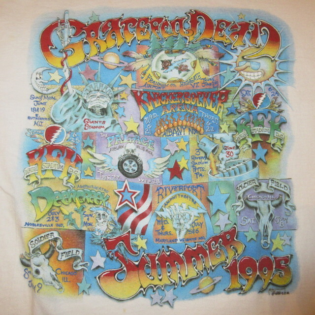 レア★USA グレイトフルデッド サマーツアー1995 トレーナー S へインズ 古着屋 GREEN HEAVEN 音楽Tシャツ ページ