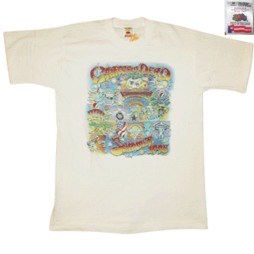 レア★USA グレイトフルデッド サマーツアー1995 トレーナー S へインズ GRATEFUL DEAD SUMMER TOUR 1995 GRATEFULLY TOURS